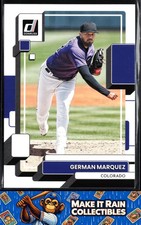 German Marquez 2022 Donruss #190 Colorado Rockies Baseball