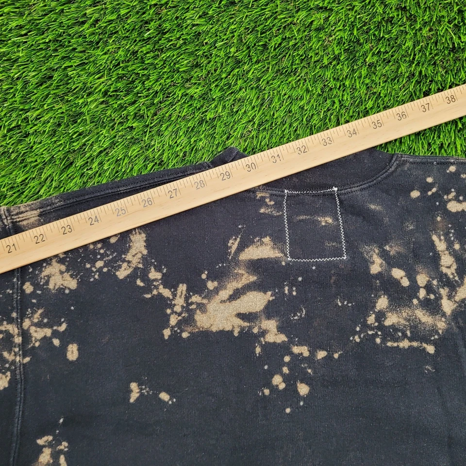 Sudadera De Colección Divertida Koala Fiesta M 22x23 Suelta Crop Blanqueada Foto 4 de 4