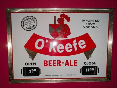 O'Keefe Beer - Ale Open & Close TOC Sign