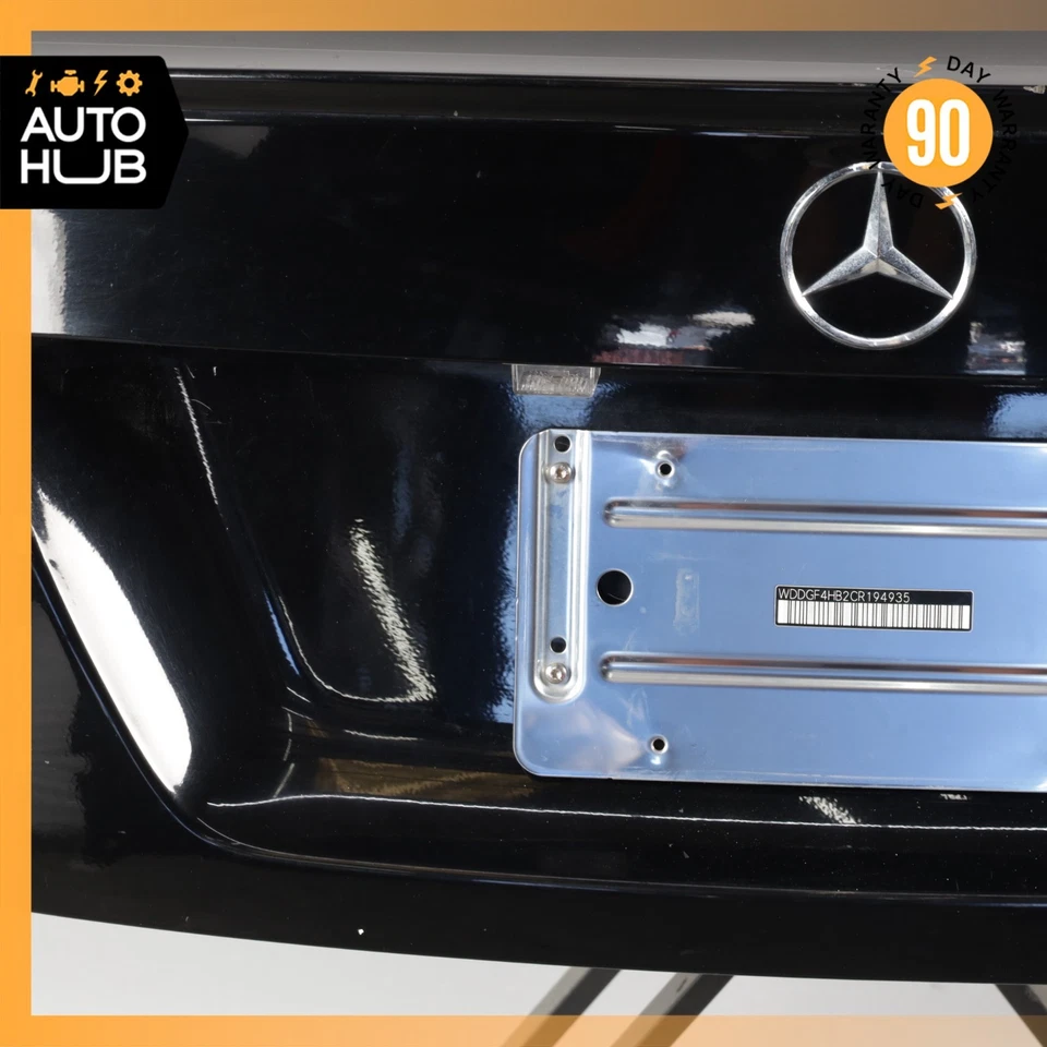 08-14 Mercedes W204 C250 C300 C350 Sedan Trunk Lid Panel Assembly Black OEM - Image 4 of 4