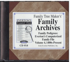 CD Family Tree Maker's - CD014 - Everton s Computerized Families Vol 4