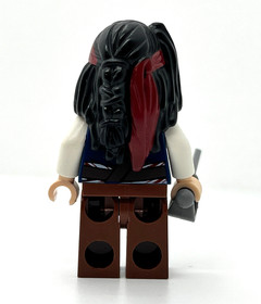 Captain Jack Sparrow Pirates of the Caribbean Lego Minifigure 4192