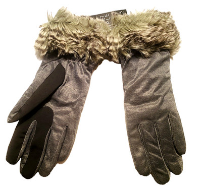 Thinsulate Insulation 40 Gram Gloves Women S/M Faux Fur Soft  Poly/ Nylon New