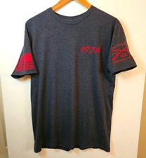 Grunt Style Men s L Gray/Red 1776 USA Flag Graphic T-Shirt