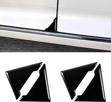Car Door Edge Protector Guards, Self-Adhesive Anti-Collision Stic Color: Black