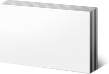 Dry Erase Magnetic Sheets 6 Packs 8.3" x 12.2" Reusable Washable No Adhesive ...