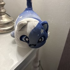 Aphmau MeeMeows Celestial Cat Plush Litter 4 Moon  Stars Blue White Kitty Toy