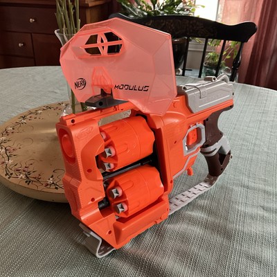 NERF dart gun toy blaster Zombie Srike FlipFury & Modulus