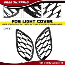 Fog Light Grille Cover Trim Driver & Passenger Side For 2015-2023 Dodge Charger