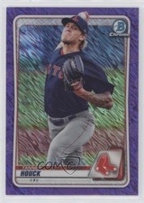 2020 Bowman Chrome Prospects Purple Shimmer Refractor Tanner Houck #BCP-164 sh7