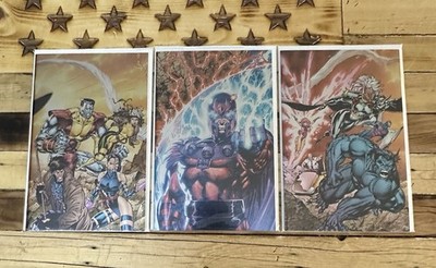 X-Men 1991 #1 Jim Lee Foil Facsimile Exclusive Connecting Cover set 2025