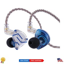 KZ ZS10 Pro Gaming Earbuds - Detachable Cable  Stainless Steel Design