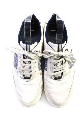 Ted Baker Mens Light Gray Printed Low Top Fashion Sneakers Shoes Size 11 - Picture 2 of 5