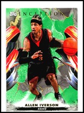 2024-25 Topps Inception - Allen Iverson, Allen Iverson #91 Green 