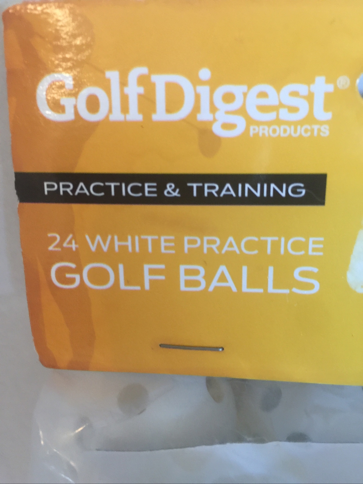 NEW24 Plastic Golf Balls WhitePerfect for Training & Practice From