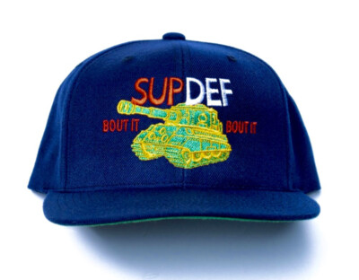 Superior Defense Bout It Military Tank Hat Cap SUPDEF FOG Forward