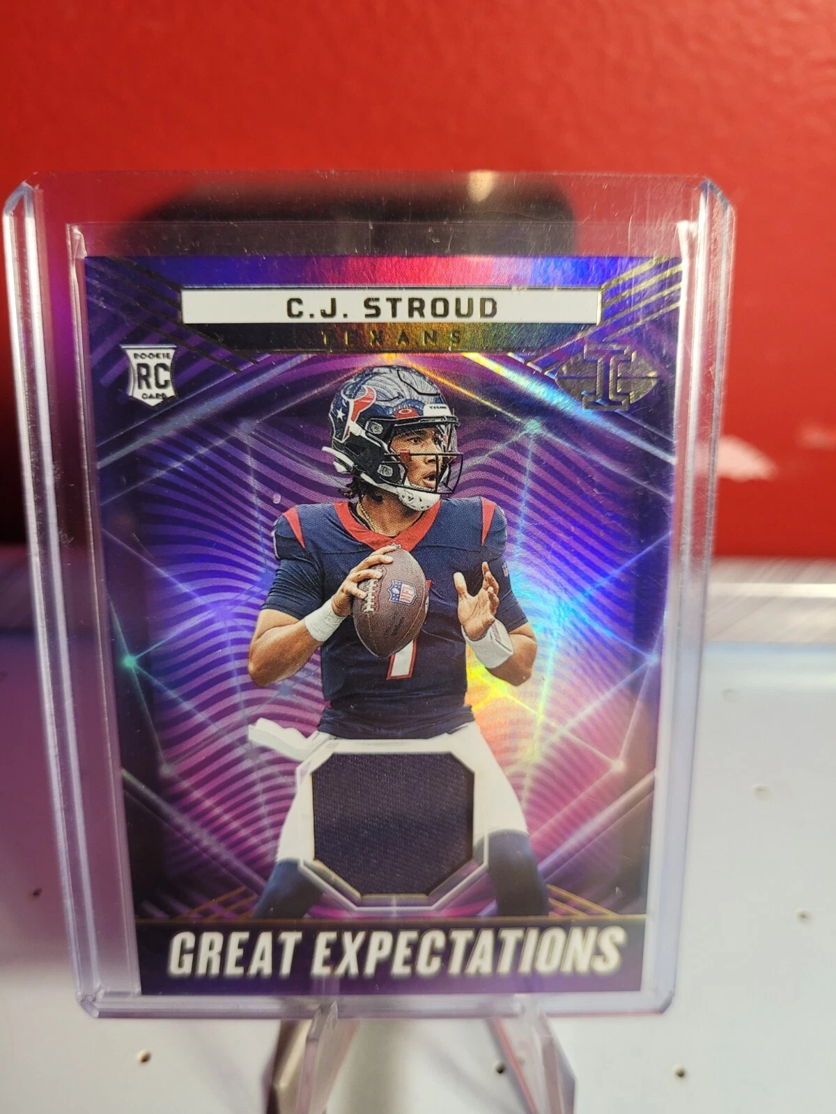 CJ Stroud Panini Illusions Great Expectations Relics #GECST Base