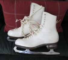 1950 s Figure Ice Skates Sz 8.5A John Wilson Sheffield England Taylor's Special