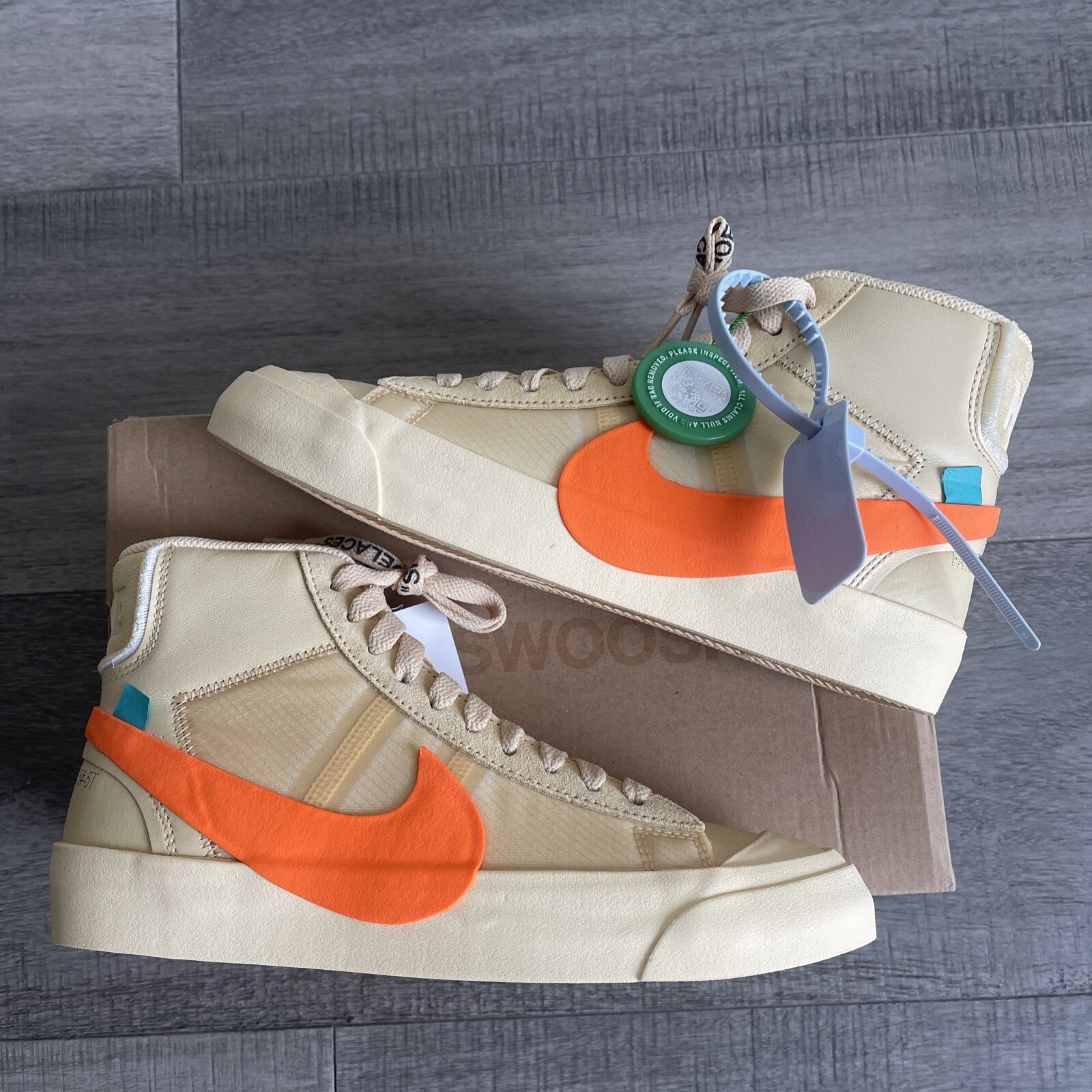 OFF WHITE X NIKE Taglia 5 5 Nike Off White x Blazer Mid All Hallows Eve
