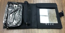BLACK RUSK MAKEUP TRAVEL ORGANIZER with MIRROR 10" Hx8.5" L X 2'' w