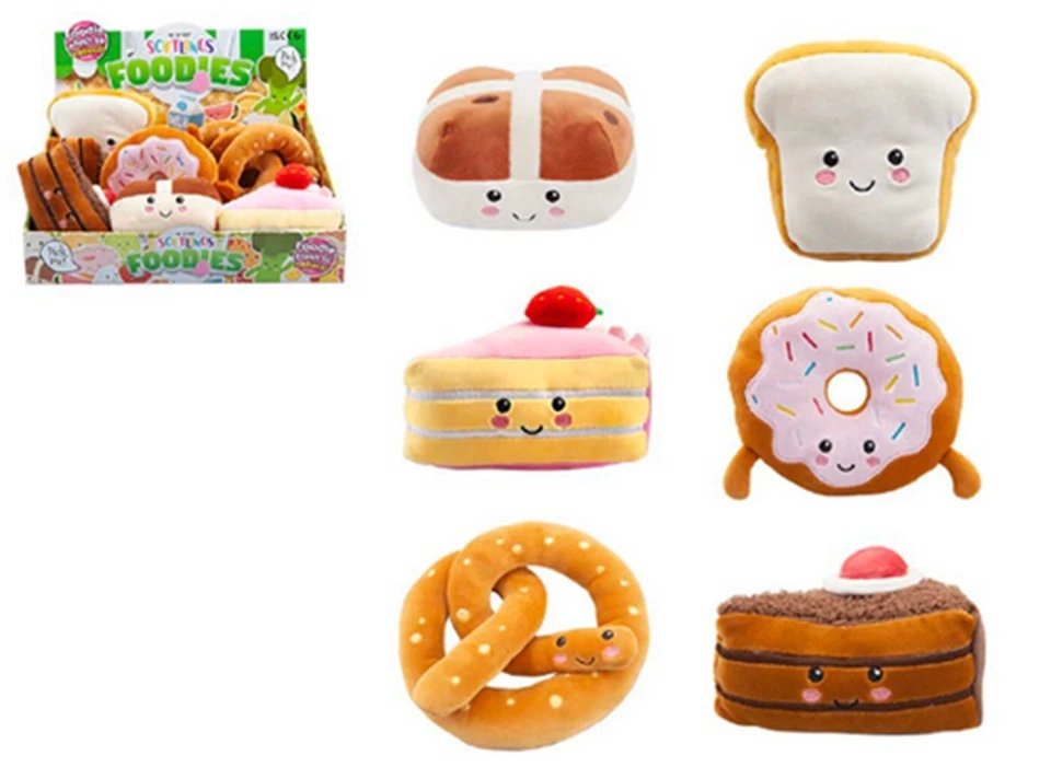 PMS INTERNATIONAL SOFTLINGS Bäckerei FOODIES, FOOD PLÜSCH, 456143 - Auswahl Preis/Stck.