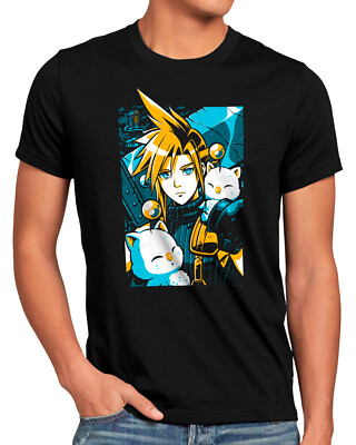 Moogle Love Herren T-Shirt anime cloud choco-bo sephiroth