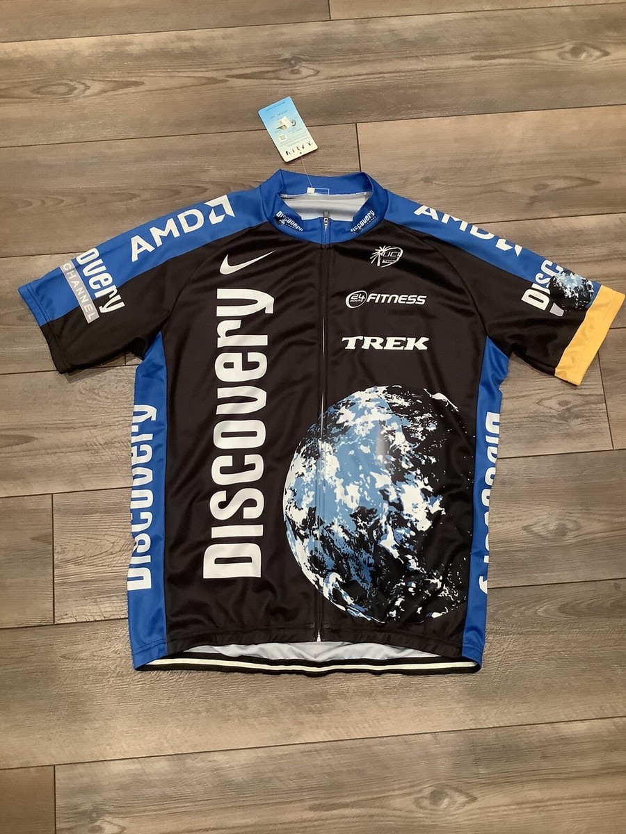 NWT Old Stock Discovery Channel Trek Xxxl Cycling Shirt Jersey NWT 