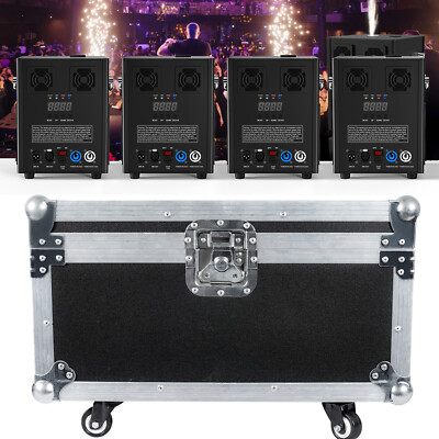 UKING 4PCS Cold Spark Machine 700W Stage Effect DMX Firework DJ Event Wedding