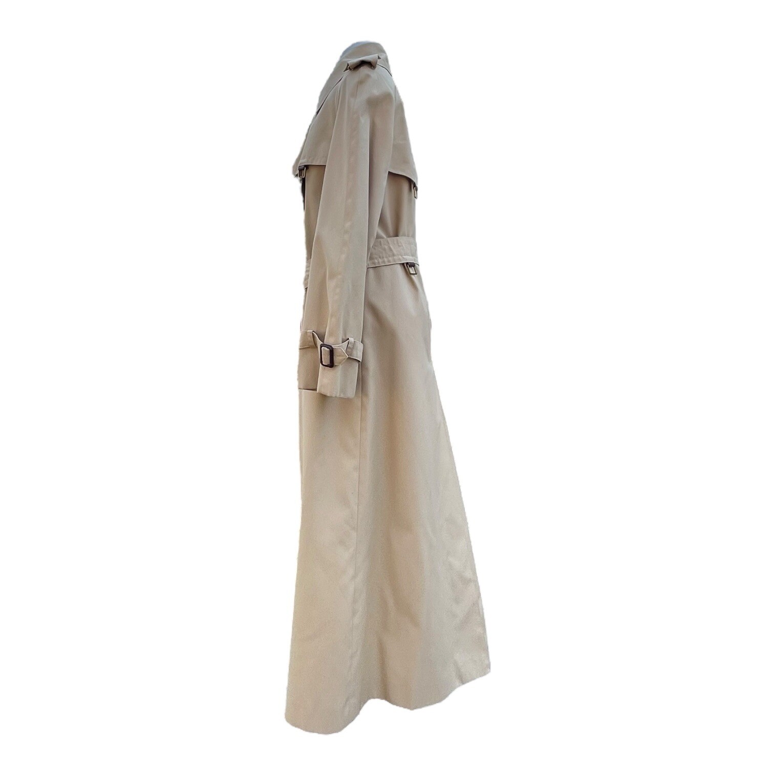 Vintage 70s ETIENNE AIGNER Womens 12 Trench Coat Belted Double Breasted Classic image 8