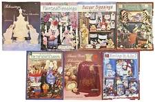 Lot of 7 Chris Thornton Blessings Acrylic Decorative Painting Books Magazines