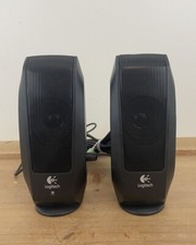 Logitech Desktop Speakers S-120 Corded Black Aux Speakers Tested 