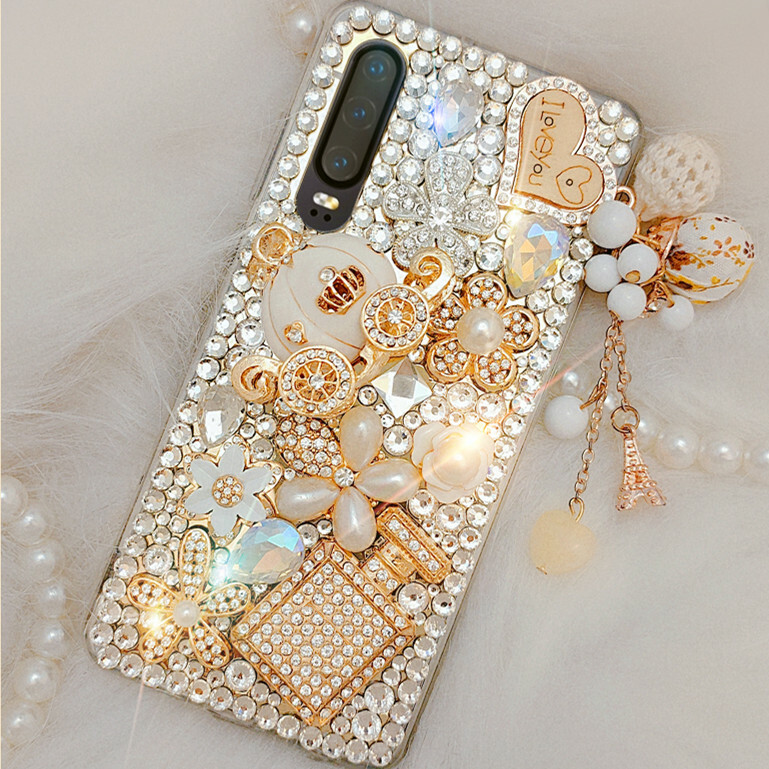 For Galaxy Z Fold 3 6 /Z fold 4 / Z Fold 5 Case Bling Diamond Sparkly Hard Cover