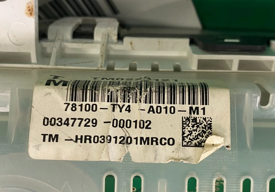 Cuadro velocímetro Honda Accord Crosstour 2010-11 92 k millas 78100-TY4-A010-M1 Foto 2 de 3