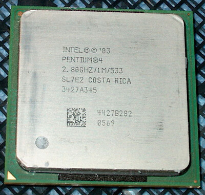 INTEL PENTIUM 4  2.8 GHz PROCESSOR, 533 MHz BUS, SL7E2, SOCKET 478, US SELLER