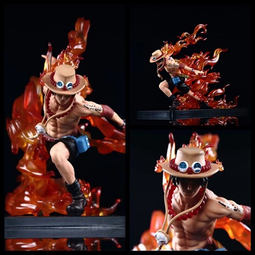 One Piece GK Drift Flame Portgas · D · Ace Figure Toy no Box eBay