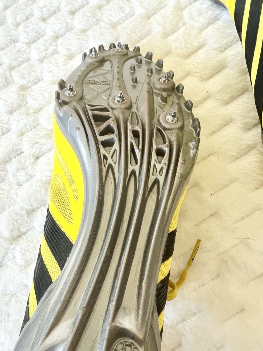 ADIDAS Adizero Prime Accelerator Yellow/Black Sprint Track Spikes - Mens 9.5 ADIDAS Adizero Prime Accelerator Yellow Black Sprint Track  main image 3
