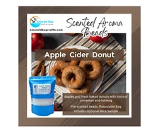 Apple Cider Donut Scented Aroma Beads for making freshies or use in car and home