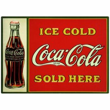 Coca-Cola Ice Cold Sold Here Decal Officially Licensed Made In USA
