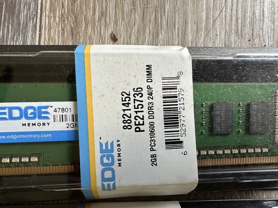 Edge Memory PE215736 2GB DDR3 SDRAM Memory Module - 2GB (1 x 2GB) - 64 Piece Lot - Image 4 of 4
