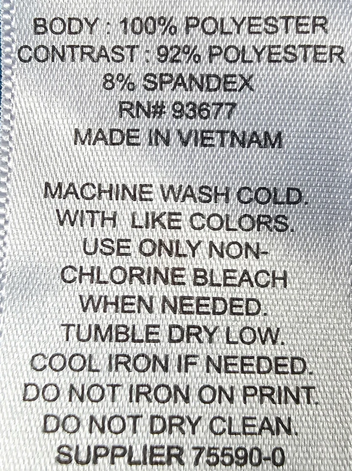 Blusa camisa top Xersion para mujer talla XL X grande azul a rayas Foto 3 de 4