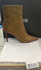 VERSACE JEANS COUTURE scarpa con tacco donna woman glitter oro size Eu 39 J12