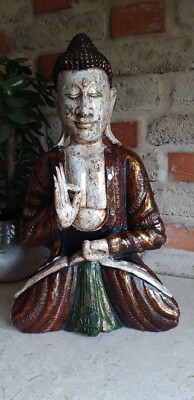 Meditations Buddha Chakra Indonesien  Skulptur Statue Feng Shui Garten Deko Bali