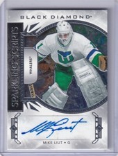 2019-20 UD Black Diamond Mike Liut Sparkling Scripts Auto