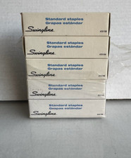 Swingline Standard 1/4" Staples, 5 packs of 5000 Count each for Desktop Staplers