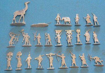 Plats d'étain - Zinnfiguren - Flat tin : L'expédition de chasse en
