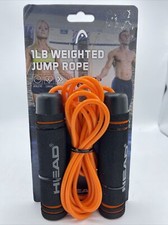 Head One Pound Weighted Fitness Workout Jump Rope 9 Ft.