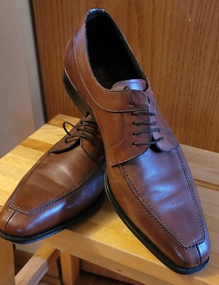 Mezlan Size 12 M Lace Up BrownSpain Leather Shoes MEN display picture 1