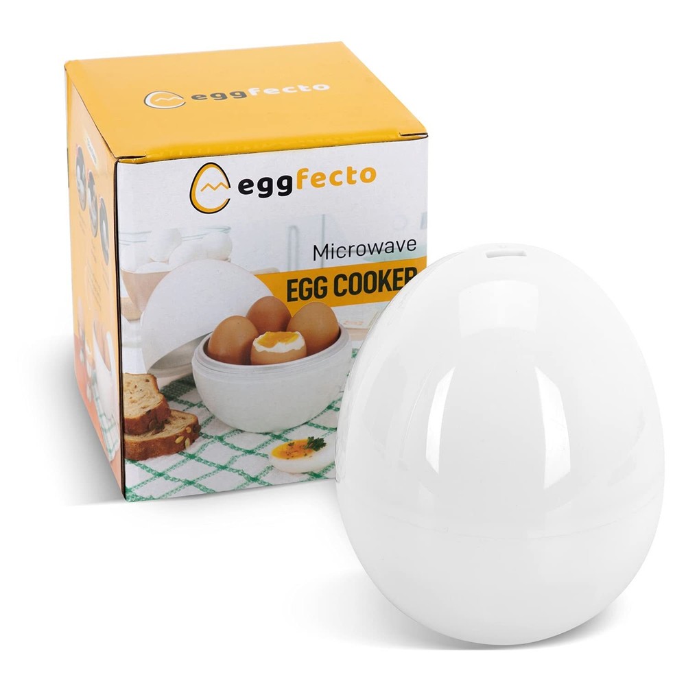 Microwave Egg Cooker with 4 Egg Capacity for Perfect Hard Boiled Eggs