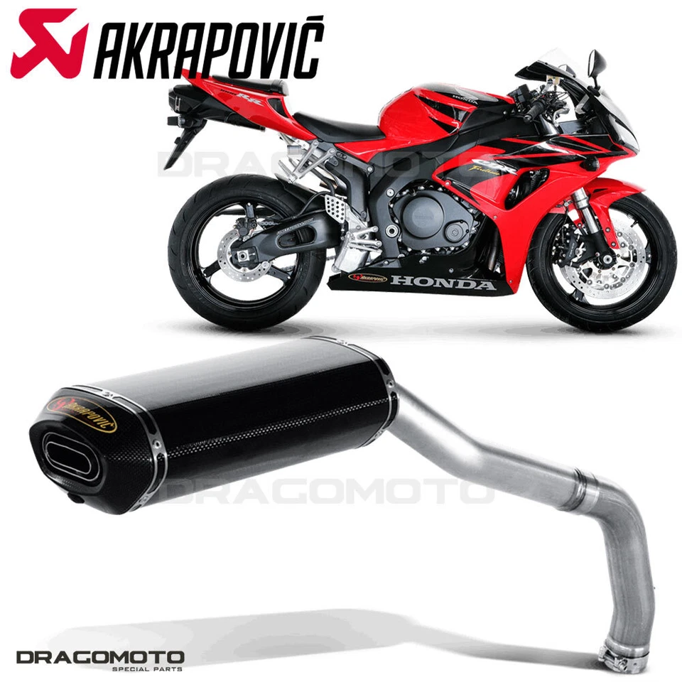 HONDA CBR 1000 RR 2006-2007 Pot échappement AKRAPOVIC Titane S-H10SO5T-HWC - Photo 1/4