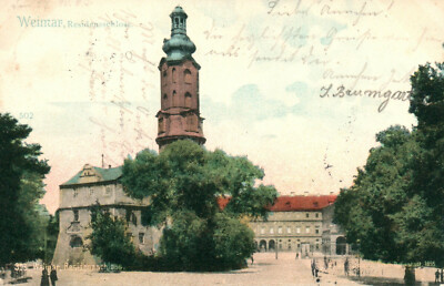 Postcard * Weimar - Residenzschloss (AB) 20528